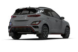 Rally Armor 22-23 Hyundai Kona N Black UR Mud Flap w/Red Logo Rally Armor Mud Flaps  AXOPROS