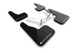 Rally Armor 22-25 Honda Civic/Civic Si/Sport Black UR Mud Flap w/White Logo Rally Armor Mud Flaps  AXOPROS