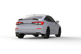 Rally Armor 22-25 Honda Civic/Civic Si/Sport Red UR Mud Flap w/White Logo Rally Armor Mud Flaps  AXOPROS