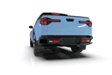 Rally Armor 22-25 Hyundai Santa Cruz Black UR Mud Flap w/Red Logo Rally Armor Mud Flaps  AXOPROS