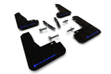 Rally Armor 22-24 Kia EV6 Black UR Mud Flap Blue Logo Rally Armor Mud Flaps  AXOPROS