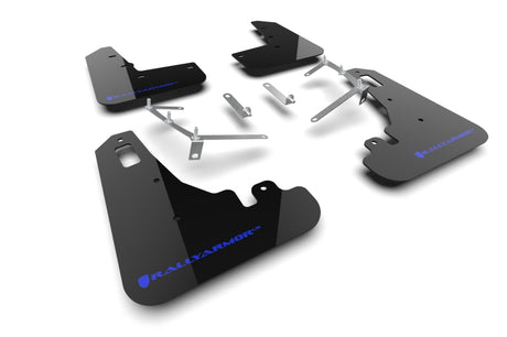 Rally Armor 22-25 Subaru BRZ / Toyota GR86 Black UR Mud Flap w/Blue Logo Rally Armor Mud Flaps  AXOPROS