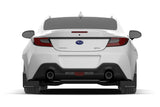 Rally Armor 22-25 Subaru BRZ / Toyota GR86 Black UR Mud Flap w/White Logo Rally Armor Mud Flaps  AXOPROS