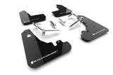 Rally Armor 22-25 Subaru BRZ / Toyota GR86 Black UR Mud Flap w/White Logo Rally Armor Mud Flaps  AXOPROS
