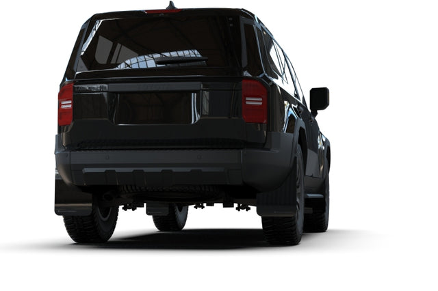Rally Armor 22-25 Toyota Land Cruiser Black UR Mud Flap Metallic Black Logo Rally Armor Mud Flaps  AXOPROS