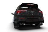 Rally Armor 22-24 VW MK8 Golf GTI/R Black UR Mud Flap w/White Logo Rally Armor Mud Flaps  AXOPROS