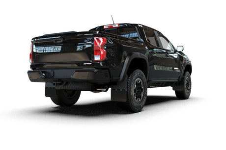 Rally Armor 23-25 Chevy Colorado ZR2 Black Mud Flap - Metallic Black Logo Rally Armor Mud Flaps  AXOPROS