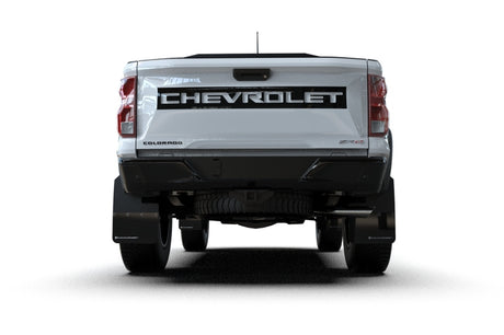 Rally Armor 23-25 Chevy Colorado ZR2 Black Mud Flap - White Logo Rally Armor Mud Flaps  AXOPROS