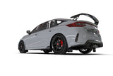 Rally Armor 23-25 Honda Civic Type R Black Mud Flap White Logo Rally Armor Mud Flaps  AXOPROS