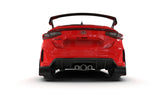 Rally Armor 23-25 Honda Civic Type R Red Mud Flap Black Logo Rally Armor Mud Flaps  AXOPROS