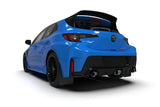 Rally Armor 23-25 Toyota GR Corolla Black Mud Flap w/Light Blue Logo Rally Armor Mud Flaps  AXOPROS