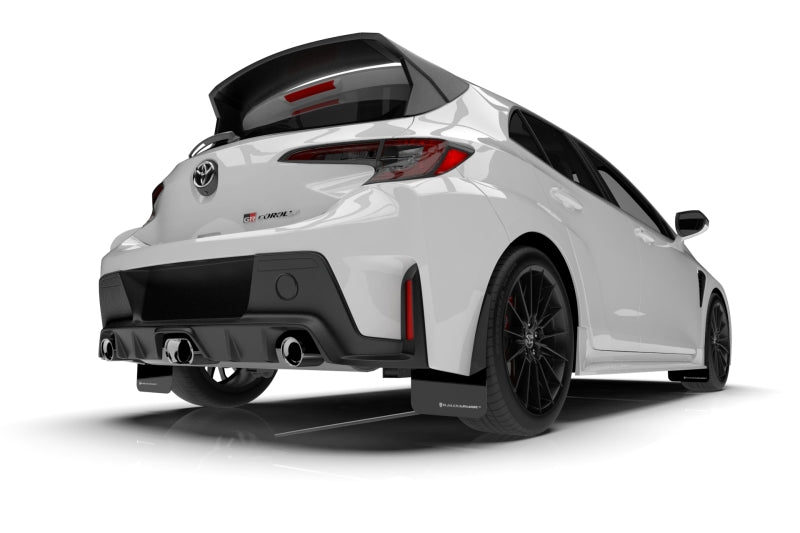 Rally Armor 23-25 Toyota GR Corolla Black UR Mud Flap w/Dark Grey Logo Rally Armor Mud Flaps  AXOPROS