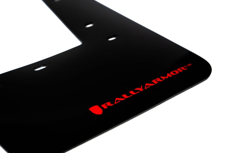 Rally Armor 23-25 Toyota GR Corolla Black UR Mud Flap w/Red Logo Rally Armor Mud Flaps  AXOPROS