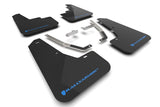 Rally Armor 2024 Subaru Crosstrek Black UR Mud Flap Light Blue Logo Rally Armor Mud Flaps  AXOPROS