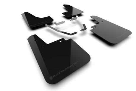 Rally Armor 24-25 Subaru Crosstrek (Wilderness Only) Black UR Mud Flap W/Grey Logo-No Drilling Req Rally Armor Mud Flaps  AXOPROS