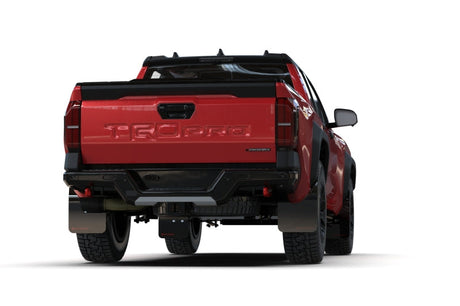 Rally Armor 24-25 Toyota Tacoma Gen 4 Black UR Mud Flap w/Metallic Black Logo Rally Armor Mud Flaps  AXOPROS