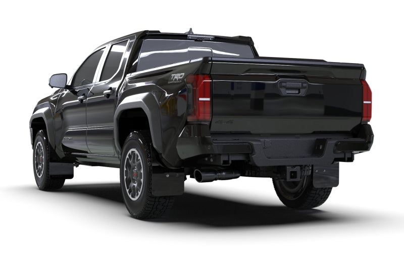 Rally Armor 24-25 Toyota Tacoma Gen 4 Black UR Mud Flap w/Metallic Black Logo Rally Armor Mud Flaps  AXOPROS