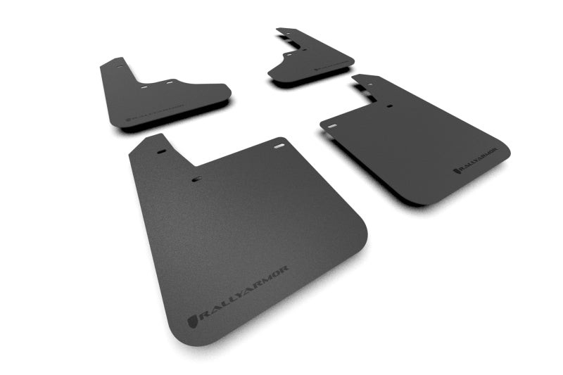 Rally Armor 93-01 Subaru Impreza RS Basic Black Mud Flap w/ Black Logo Rally Armor Mud Flaps  AXOPROS
