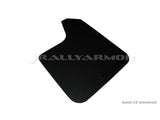 Rally Armor Universal Fit (No Hardware) Basic Black Mud Flap w/ Red Logo Rally Armor Mud Flaps  AXOPROS
