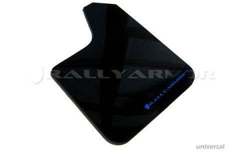 Rally Armor Universal Fit (No Hardware) Black UR Mud Flap w/ Blue Logo Rally Armor Mud Flaps  AXOPROS