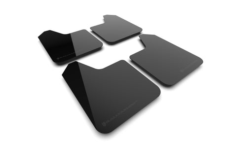 Rally Armor Universal UR Black Mud Flap w/ Metallic Black Logo Rally Armor Mud Flaps  AXOPROS