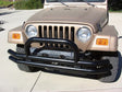 Rampage 1976-1983 Jeep CJ5 Double Tube Bumper Front - Black Rampage Bumpers - Steel  AXOPROS
