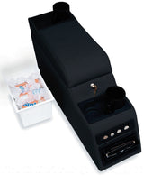 Rampage 1976-1983 Jeep CJ5 Locking Center Console - Black Denim Rampage Dash & Interior Trim  AXOPROS