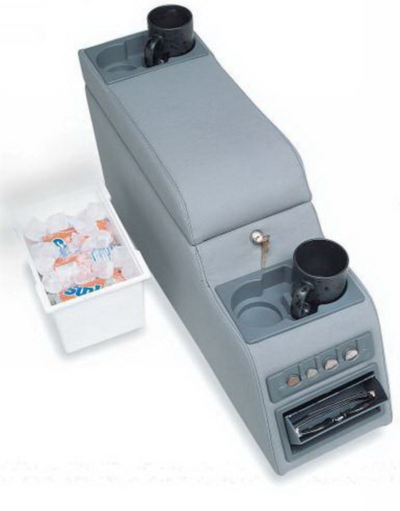 Rampage 1976-1983 Jeep CJ5 Locking Center Console - Grey Rampage Dash & Interior Trim  AXOPROS