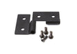 Rampage 1976-1983 Jeep CJ5 Lower Door Hinge Brackets - Black Rampage Doors  AXOPROS