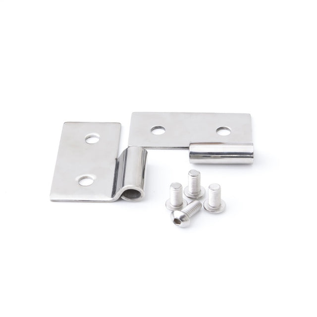 Rampage 1976-1983 Jeep CJ5 Lower Door Hinges - Stainless Rampage Doors  AXOPROS