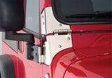Rampage 1976-1983 Jeep CJ5 Windshield Hinge - Stainless Rampage Doors  AXOPROS