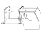 Rampage 1987-1995 Jeep Wrangler(YJ) Soft Top Hardware - Black Rampage Soft Tops  AXOPROS