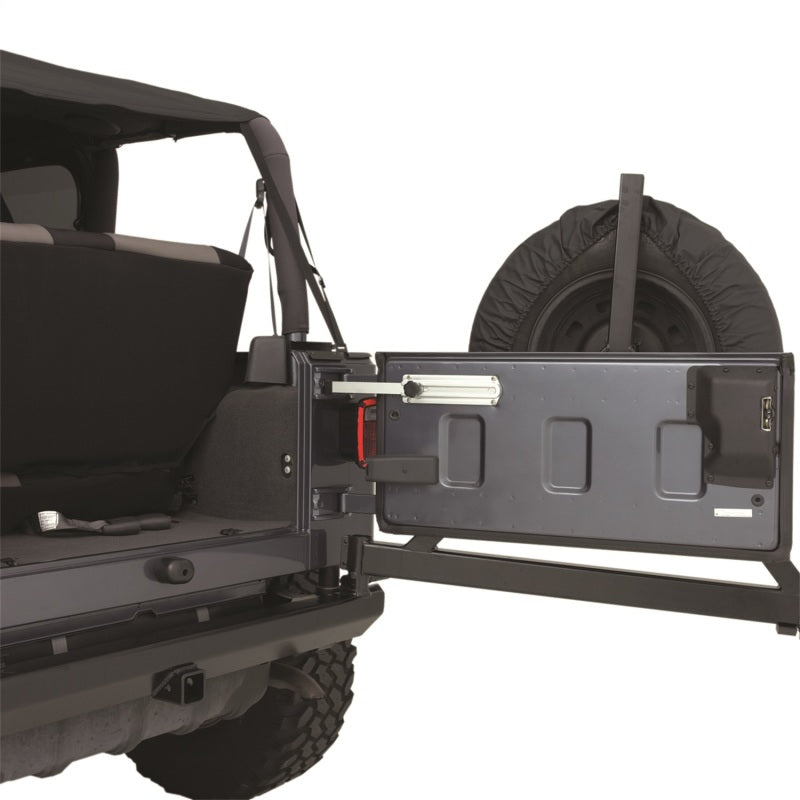 Rampage 1987-1995 Jeep Wrangler(YJ) Tailgate Stopper - Brite Rampage Exterior Trim  AXOPROS