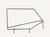 Rampage 1987-1995 Jeep Wrangler(YJ) Window Frame Only - Black Rampage Soft Tops  AXOPROS