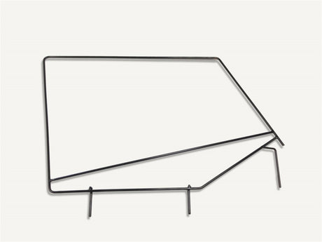 Rampage 1987-1995 Jeep Wrangler(YJ) Window Frame Only - Black Rampage Soft Tops  AXOPROS