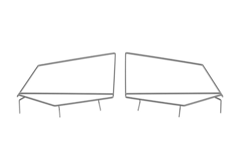 Rampage 1987-1995 Jeep Wrangler(YJ) Window Frame Only - Black Rampage Soft Tops  AXOPROS