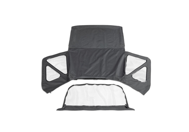 Rampage 1988-1994 Geo Tracker Soft Top OEM Replacement - Black Denim Rampage Soft Tops  AXOPROS