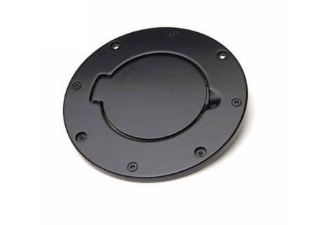 Rampage 1997-2006 Jeep Wrangler(TJ) Billet Style Gas Cover - Black Rampage Fuel Caps  AXOPROS