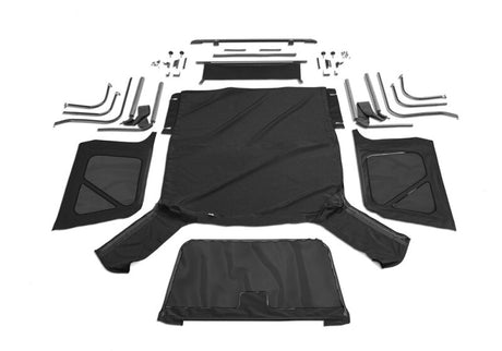 Rampage 1997-2006 Jeep Wrangler(TJ) Complete Top - Black Diamond Rampage Soft Tops  AXOPROS