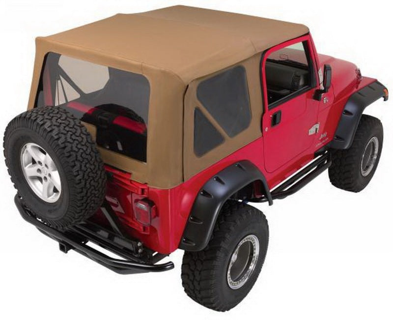 Rampage 1997-2006 Jeep Wrangler(TJ) Complete Top - Spice Denim Rampage Soft Tops  AXOPROS