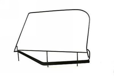 Rampage 1997-2006 Jeep Wrangler(TJ) Window Frame Only - Black Rampage Soft Tops  AXOPROS