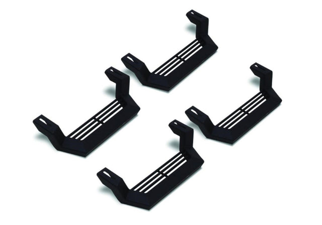 Rampage 1999-2019 Jeep Rock Rail Short Step Universal 4 Piece Set - Black Rampage Side Steps  AXOPROS
