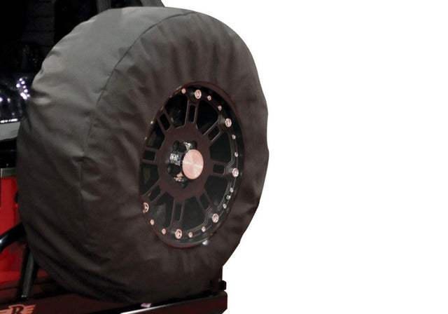 Rampage 1999-2019 Universal Tire Cover With 17 Inch Window - Black Diamond Rampage Car Covers  AXOPROS
