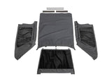 Rampage 2004-2006 Jeep Wrangler(TJ) LJ Unlimited Frameless Soft Top Kit - Black Diamond Rampage Soft Tops  AXOPROS