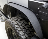 Rampage 2007-2018 Jeep Wrangler(JK) Steel Fender Flares - Slim - Black Rampage Fender Flares  AXOPROS