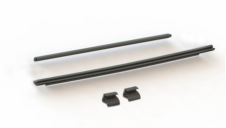 Rampage 2007-2018 Jeep Wrangler(JK) Tailgate Tonneau Bar Kit - Black Rampage Soft Tops  AXOPROS