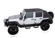 Rampage 2007-2018 Jeep Wrangler(JK) Unlimited Trailview Fastback - Black Diamond Rampage Soft Tops  AXOPROS