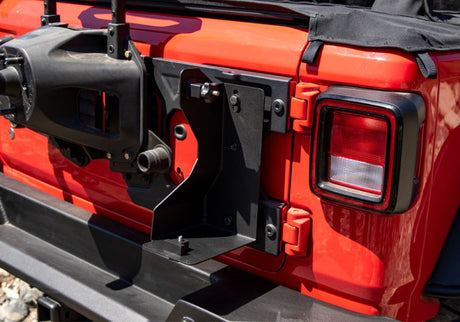 Rampage 2007-2019 Jeep Wrangler(JL) Offroad Jack Mount - Black Rampage Tow Hooks  AXOPROS