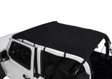 Rampage 2018-2019 Jeep Wrangler(JL) Unlimited Sport 4-Door California Ext.Brief-OE Style - Black Rampage Soft Tops  AXOPROS