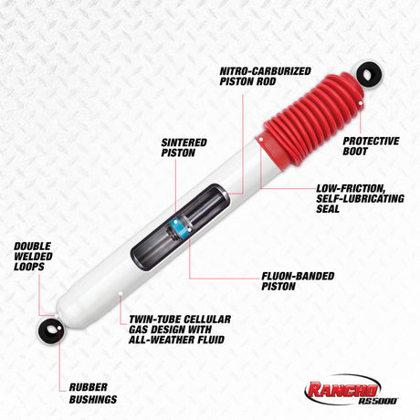 Rancho 92-94 Chevrolet Blazer / Full Size Front RS5000 Steering Stabilizer Rancho Steering Stabilizer  AXOPROS